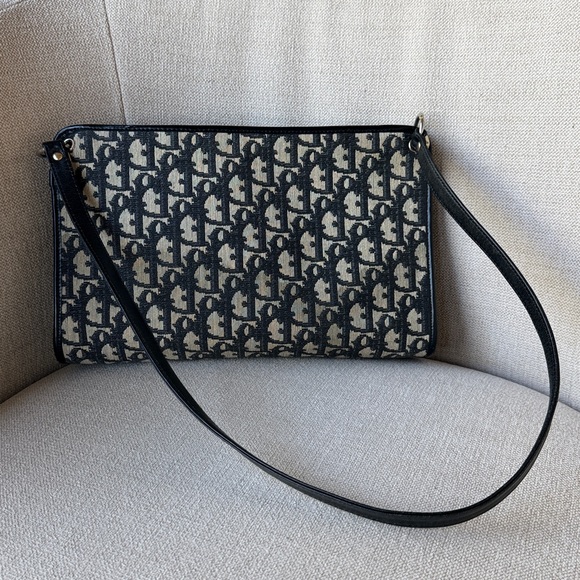 Vintage Monogram Canvas Logo Christian Dior Shoulder bag purse-80’s - Picture 5 of 14